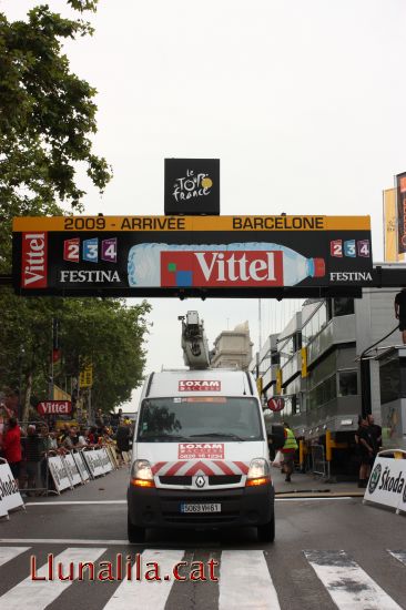 La meta del Tour de Fran�a a Barcelona