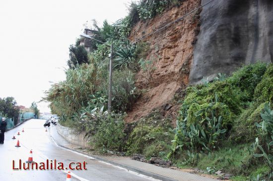 Despreniment de terra a Molins de Rei