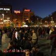 Plaça Universitat Punt d'inici de la Manifestació No al Procés de Bolonya