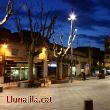 La llum de tarde a la plaça de l'estació