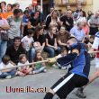 Estirant la corrda per la festa major