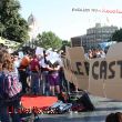 Taller de castellers a l'acampada