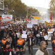 Pancartes i banderes contra els pressupostos antisocials 24N