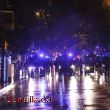 Cordó policial sota la pluja per evitar la continuïtat de la protesta en defensa de Can Vies