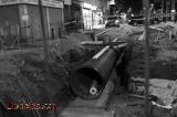 Les obres en el carrer del Mol�