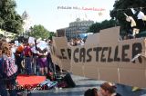 Taller de castellers a l'acampada Taller de castellers a l'acampada